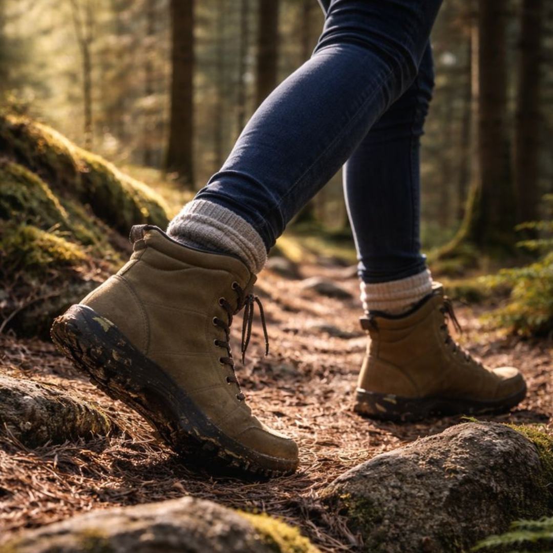 BOTINES BAREFOOT NATIVA TREK™ KAKI