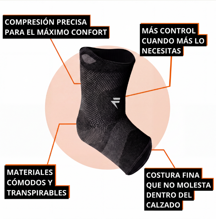 Características y beneficios de la tobillera de compresión Nurvo Support
